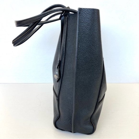 Botkier Black Pebbled Leather SoHo Tote - Picture 6 of 13